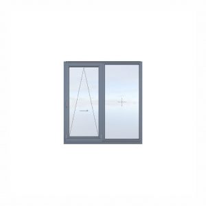 Aluminum sliding door