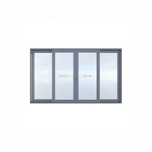 Aluminum lifting sliding door – four parts
