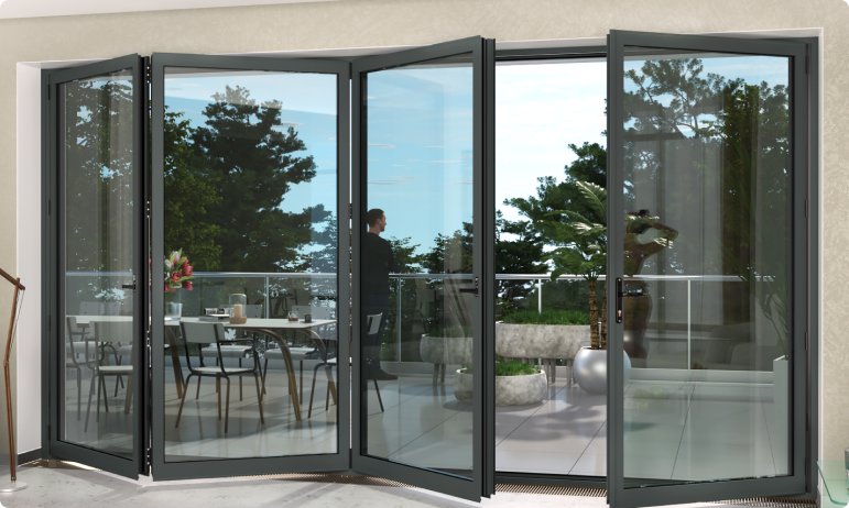 ALT BF73 bi-folding doors