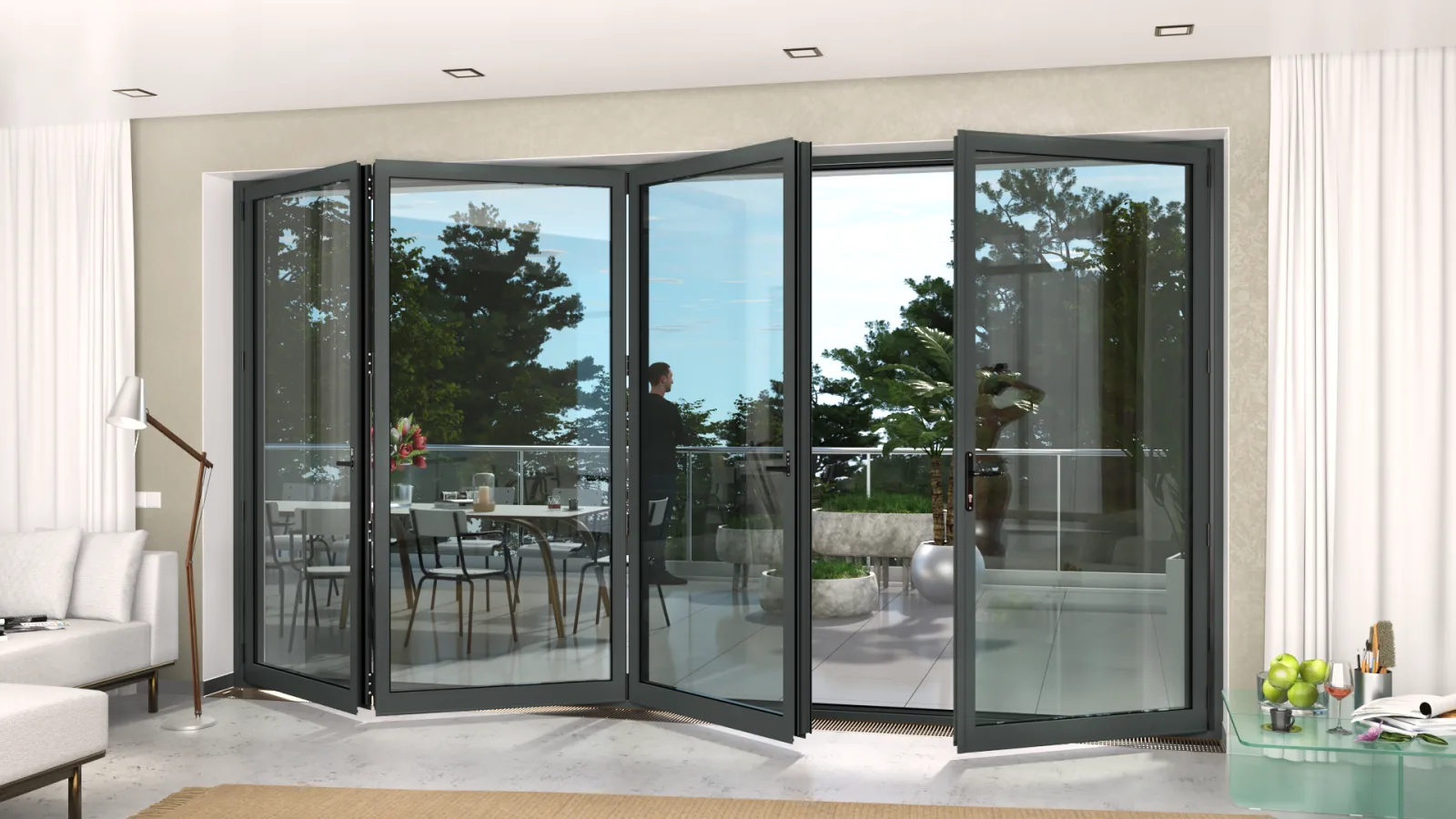 ALT BF73 bi-folding doors